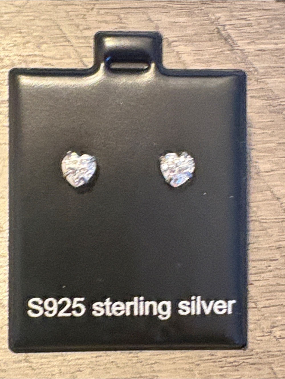 S925 Moissanite 1.2Ct*2 Heart Cut Stud Earrings In Sterling Silver